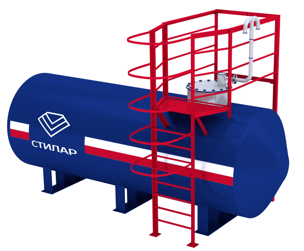 Горизонтальный резервуар РГСН для ГСМ 100 м³ от завода-производителя